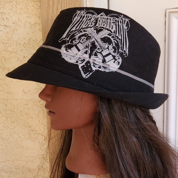 Vince Neil Ink brand The‎ strip Las Vegas fedora hat black main image 7